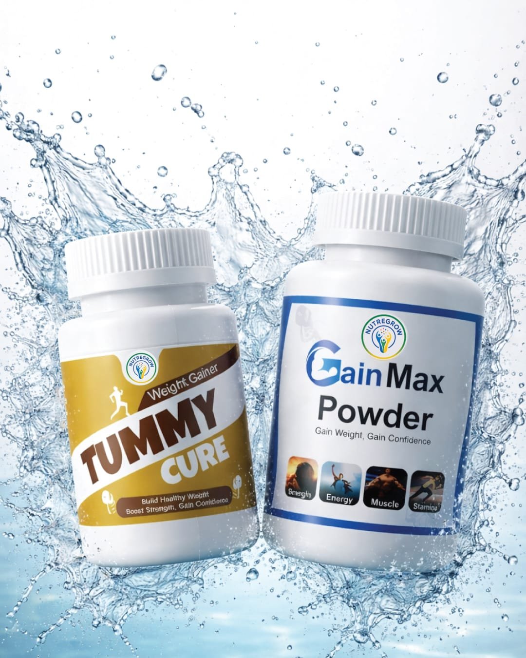 Gain Max Powder + Tummy Cure  (Weight Gain Combo)